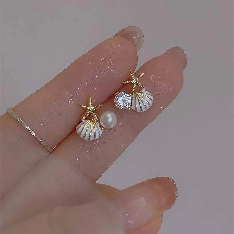 合金耳饰 耳夹无耳洞轻奢海星耳钉简约个性小巧甜美早秋女耳饰