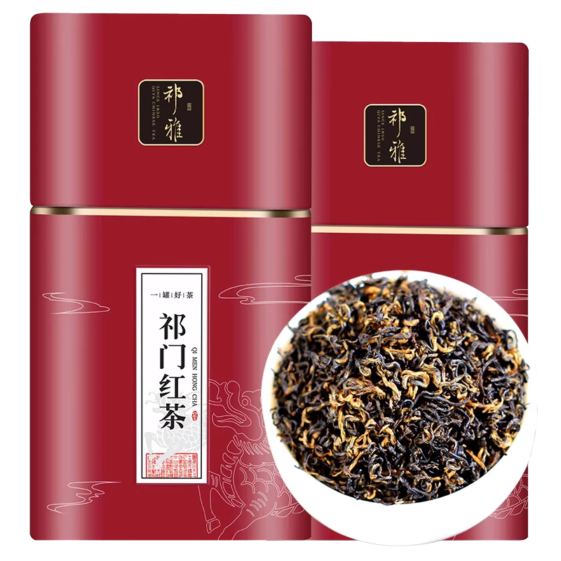 祁雅祁门红茶正宗祁红香螺春季安徽原产春茶红茶送礼茶叶