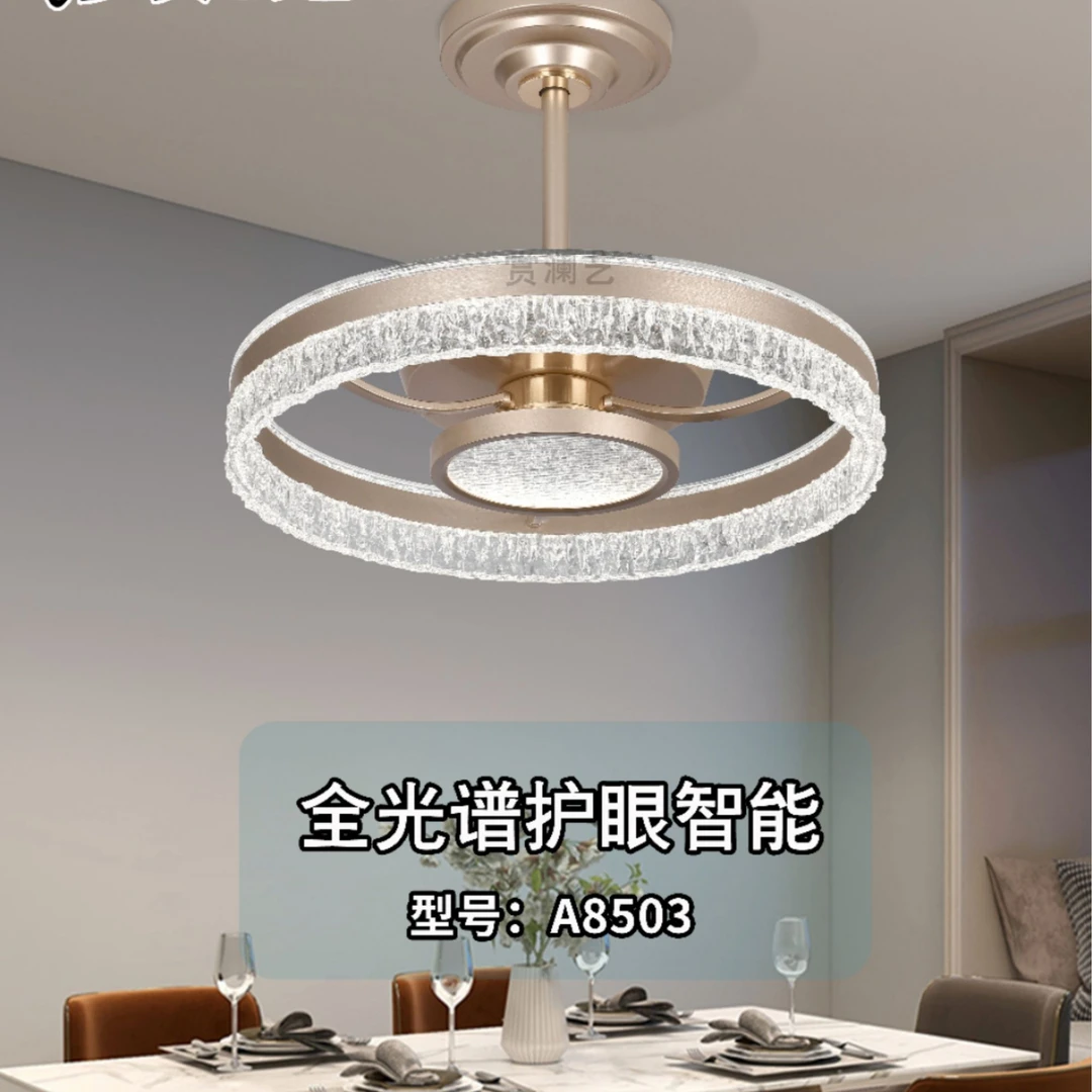 简约轻奢大气北欧风扇灯客厅卧室吸顶风扇灯