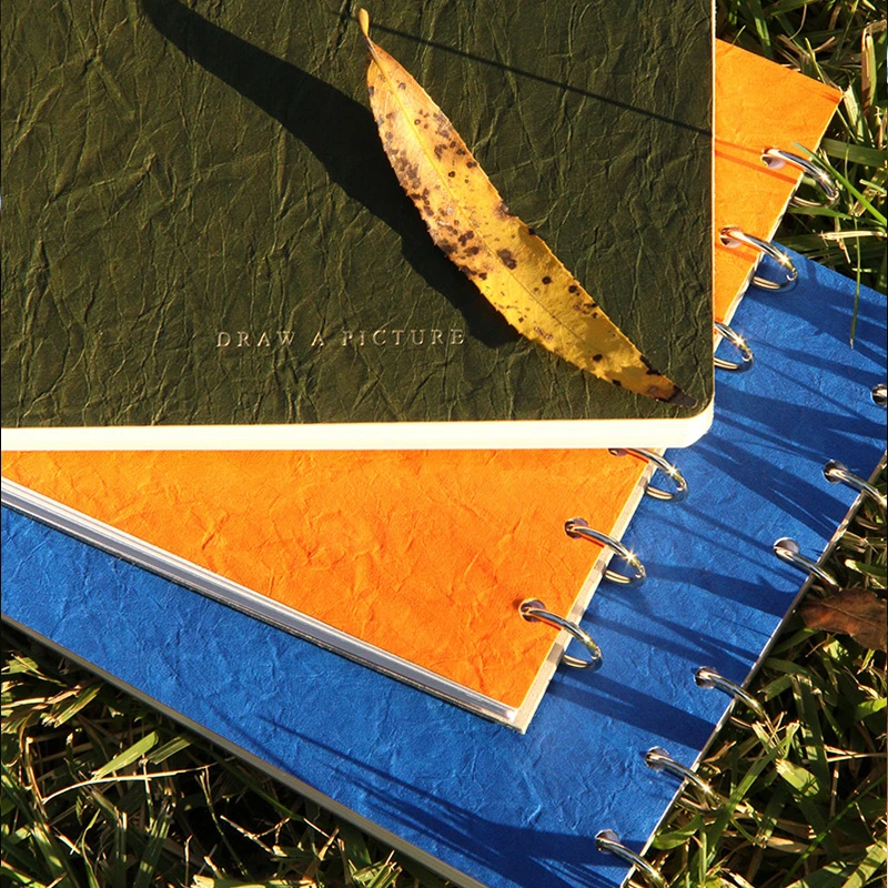 轻听160g单面不透环装马克本sketchbook马克笔彩铅速写正方小定制