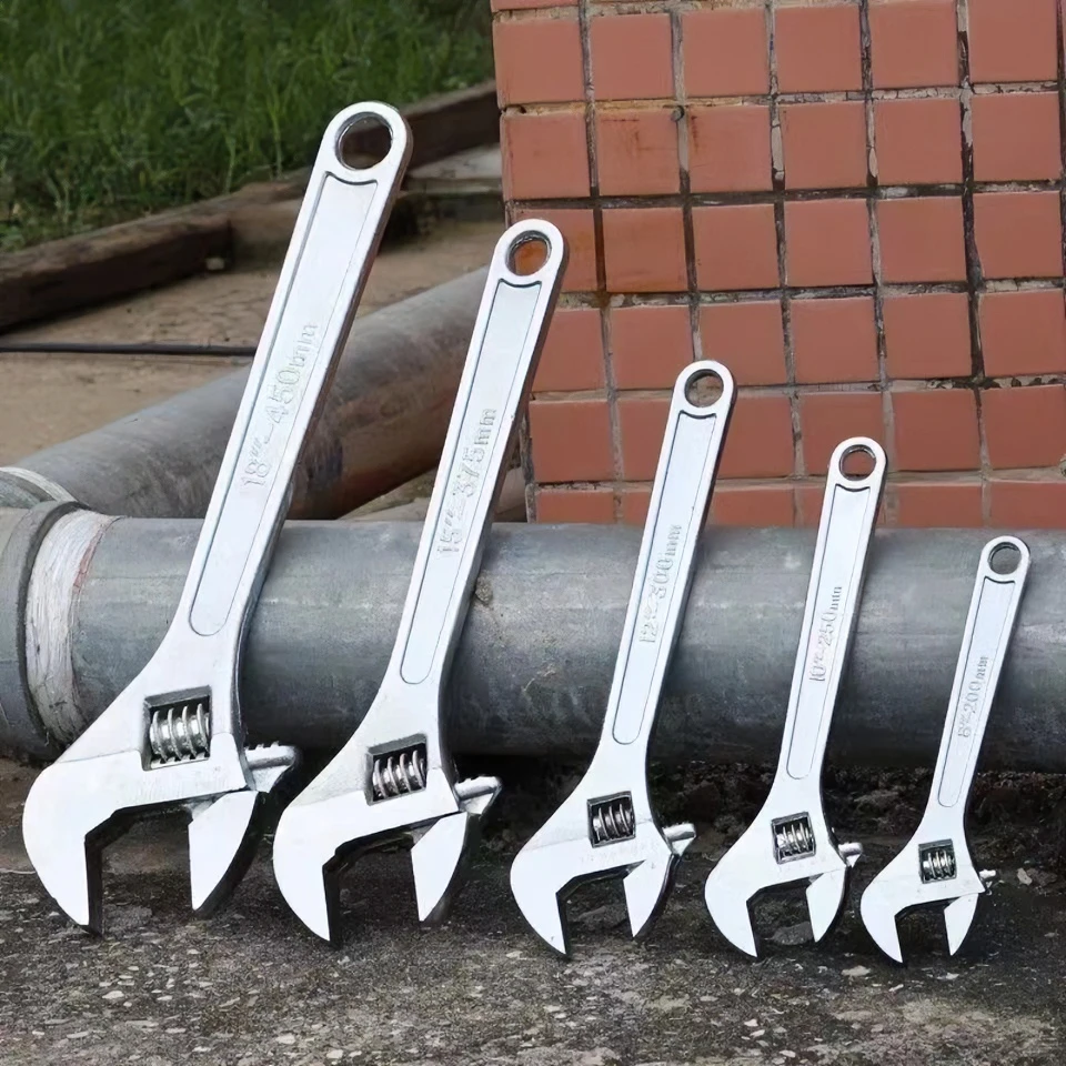 八寸加厚多功能活动扳手8寸超大开口通用款