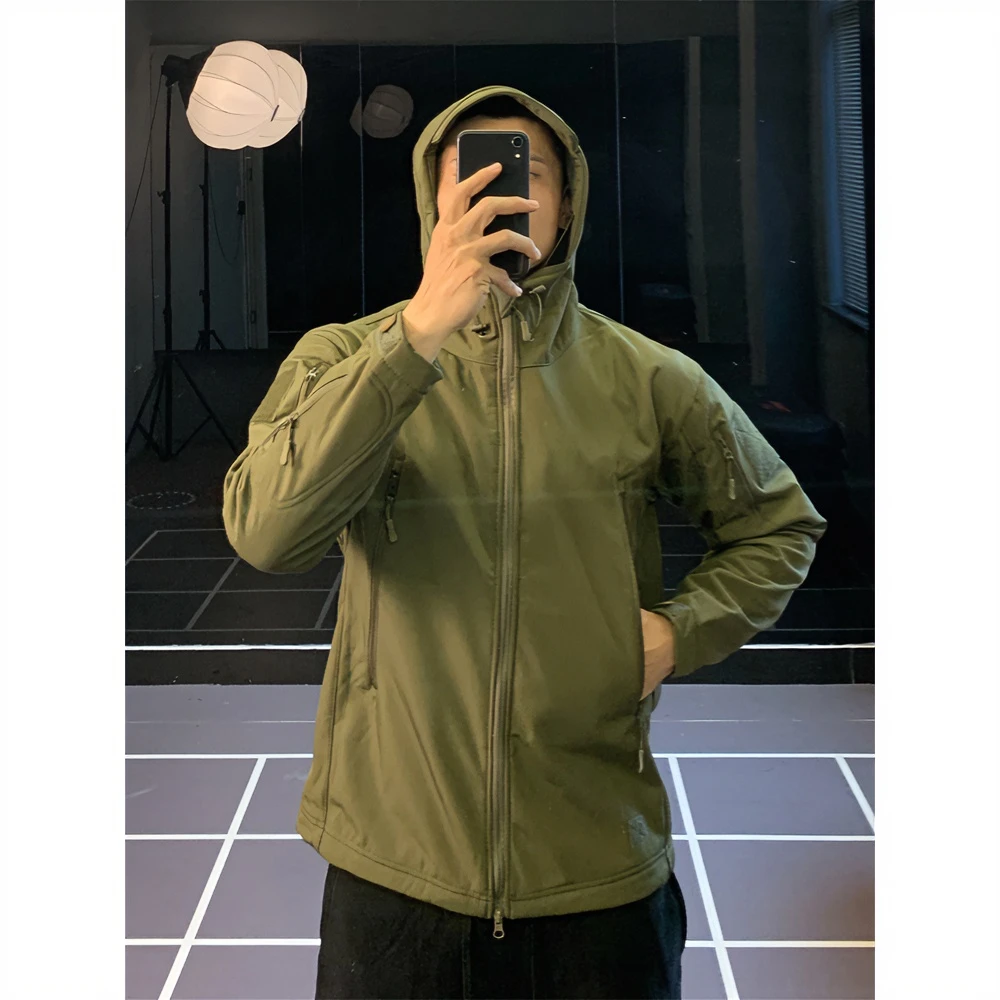 irontrap新款三合一冲锋衣外套男防风防水户外夹克登山服机能秋季