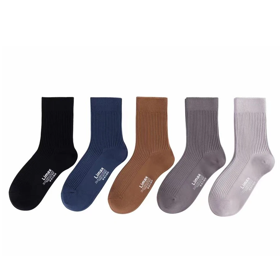 力麦袜子成人男式袜小腿袜踩脚超紧