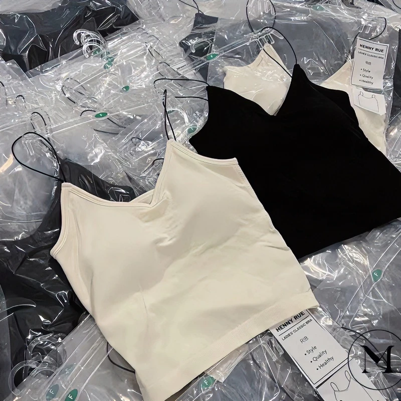 『多多精选』小熊美背吊带打底女装女背心打底百搭夏季韩版简约