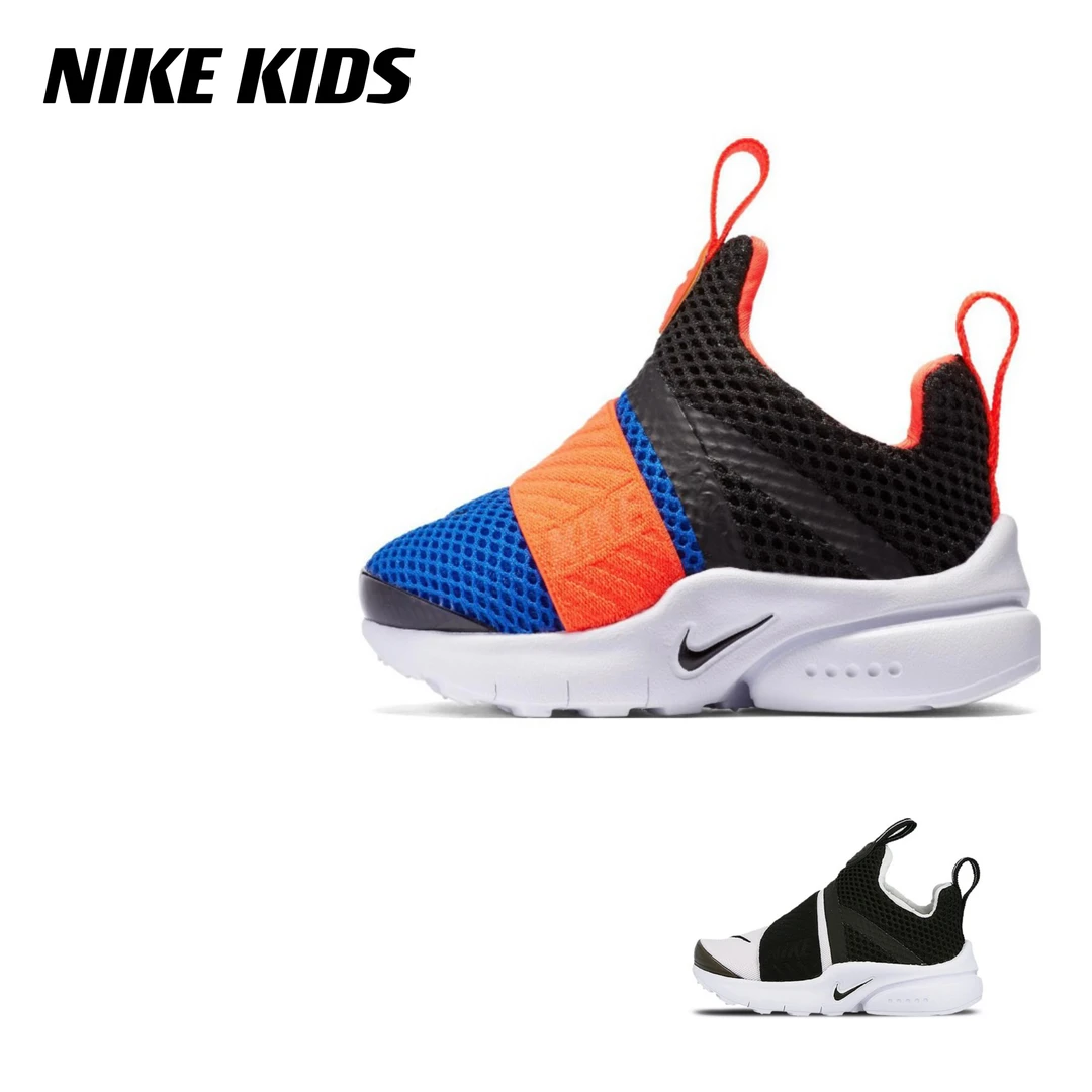 耐克童鞋儿童Nike小华莱士春夏网眼透气一脚蹬轻软底跑步鞋870019