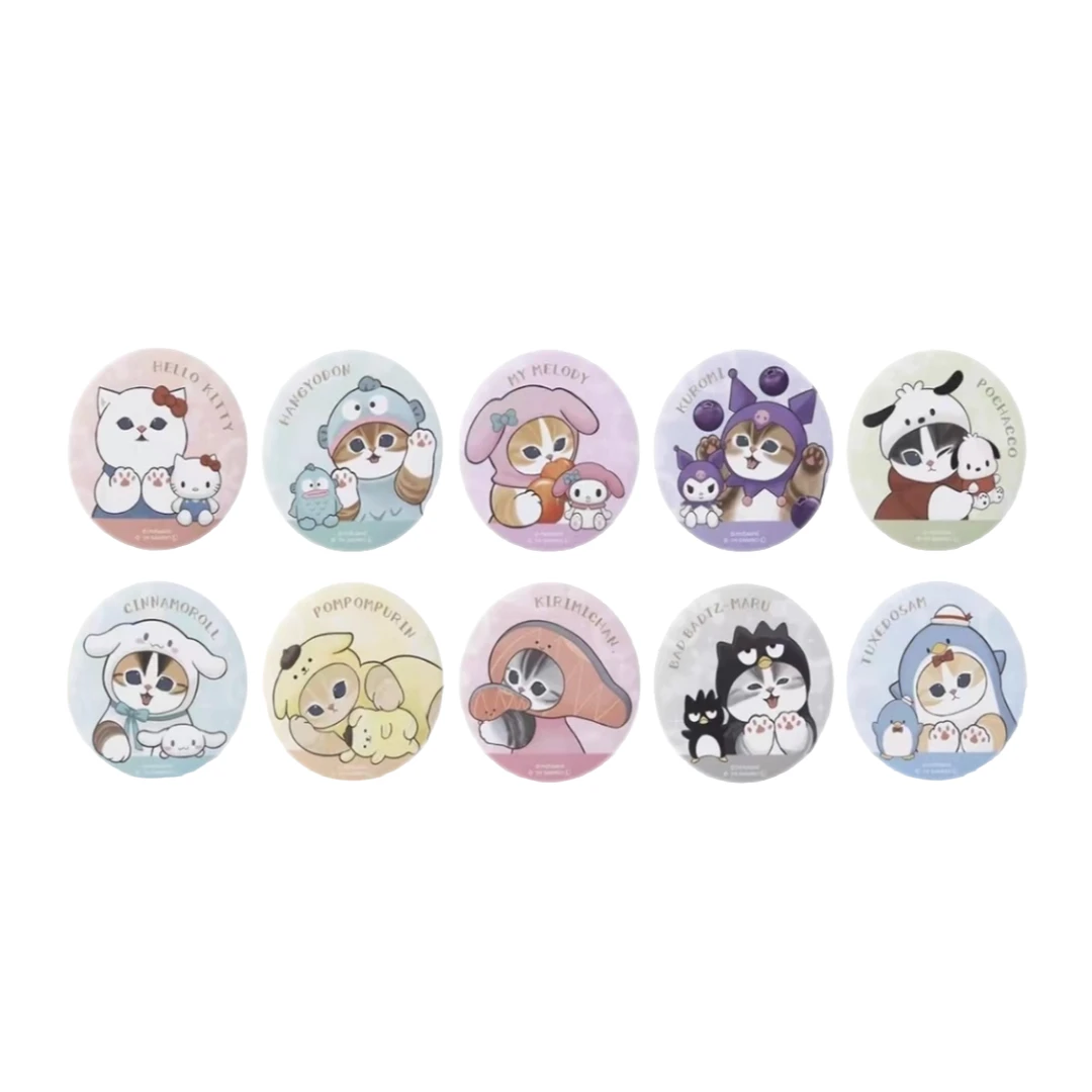 【日谷】 - 正版 三丽鸥鲨鱼猫联名 场贩 胸针 徽章 未成年禁止