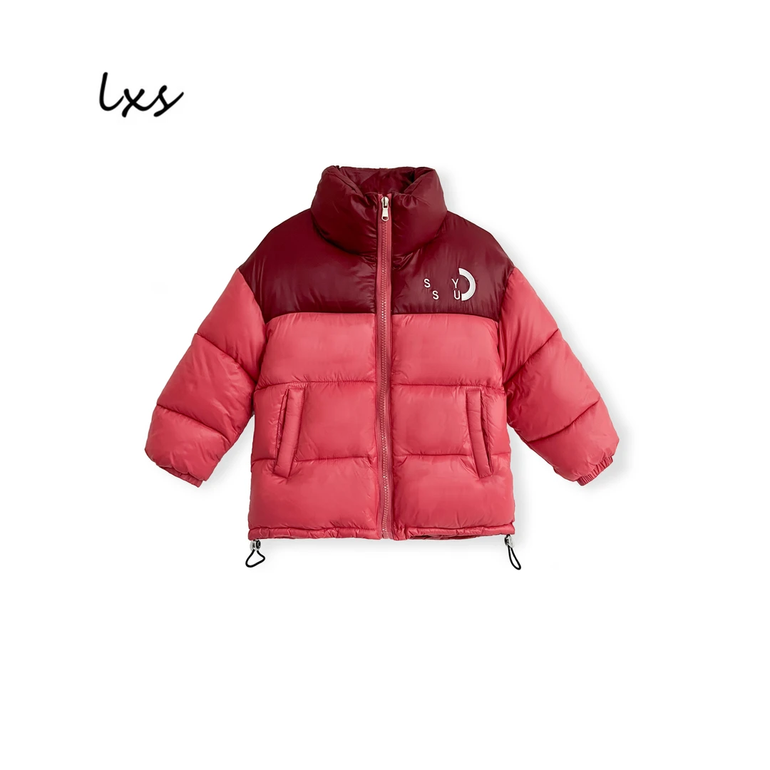 舅舅严选童装儿童韩版大童冬款保暖潮流爆款冬季男童立领外套L591