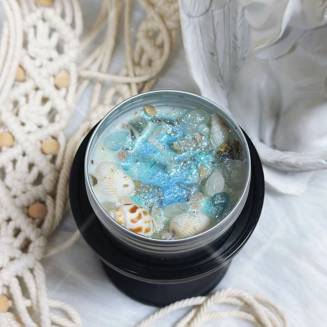 手作 新月银河 许愿 香薰蜡烛