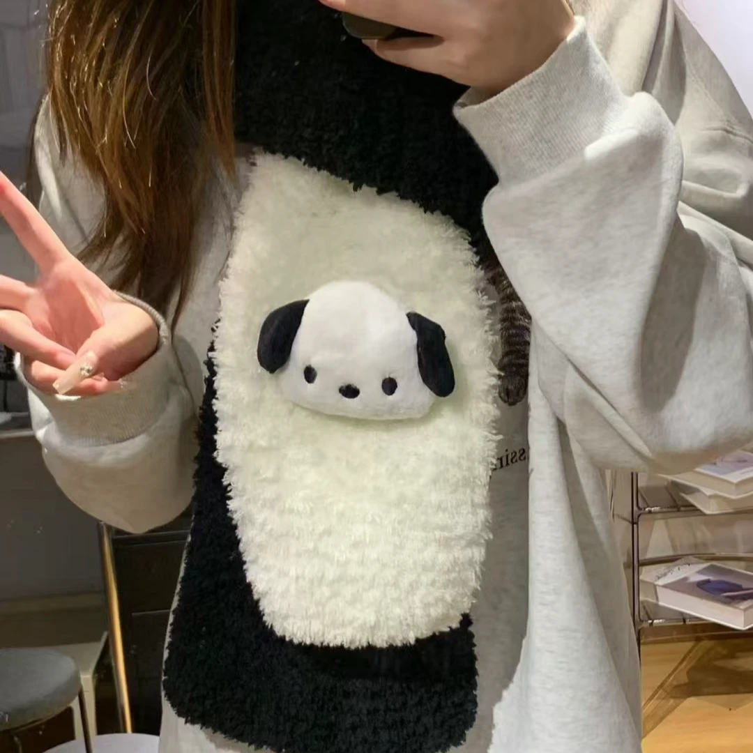 可爱玩偶编织毛毛线围巾手工DIY材料包生日礼物送男生女生