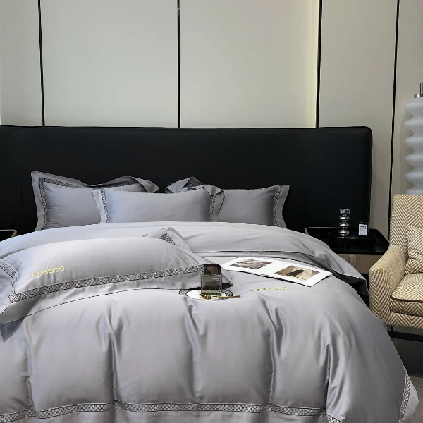 【qeeboo】章余哥-【卡罗蒂】-全棉长绒棉被套床盖款四件套