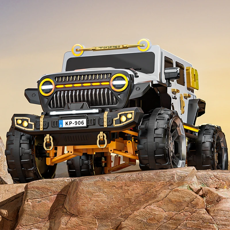 儿童电动汽车四驱越野车可坐大人亲子车男女宝宝童车