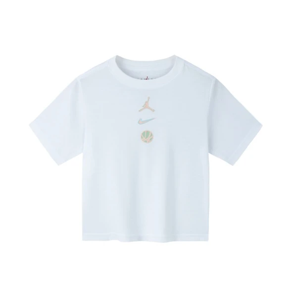 【ROOKIE旗舰】AIR JORDAN童装女童休闲夏季印花短袖T恤JDG-TE-C534