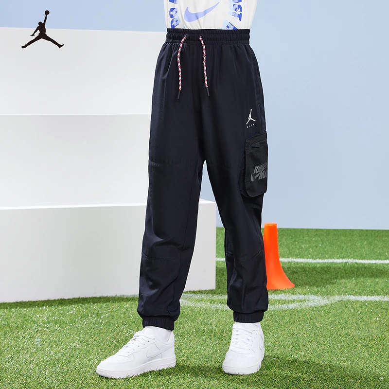 【ROOKIE旗舰】Air Jordan儿童童装男童休闲梭织运动长裤B150