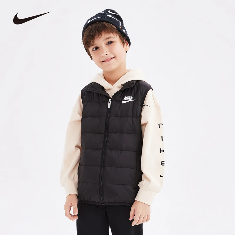 【旗舰店】现货Nike耐克童装冬季轻薄保暖羽绒马甲NKN-VE-K143