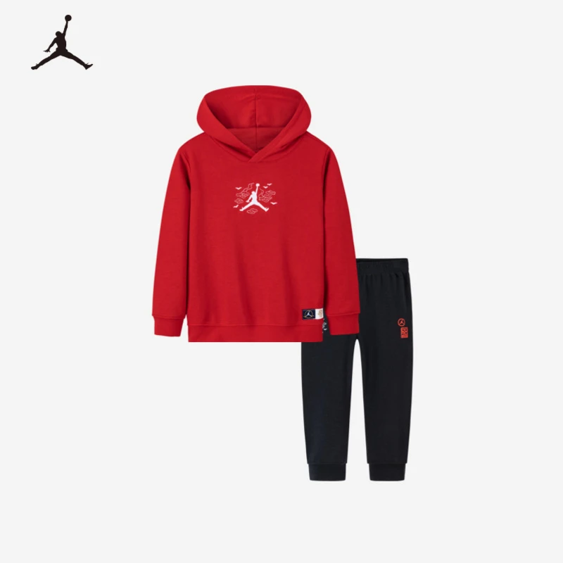 【ROOKIE旗舰】现货Air Jordan男童春秋连帽卫衣套装JDB-EE-B569