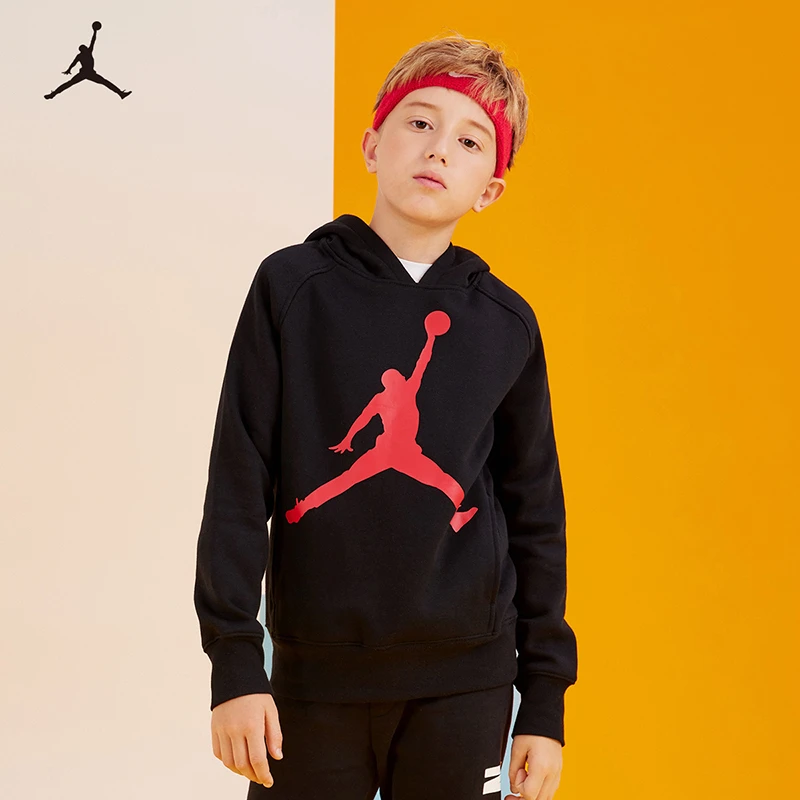 【ROOKIE旗舰】Air Jordan男女童春季运动休闲连帽卫衣JDB-PO-4382