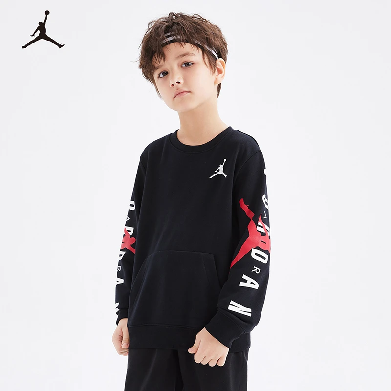 【ROOKIE旗舰】现货Air Jordan男童秋冬潮流无帽卫衣JDB-FW-B399