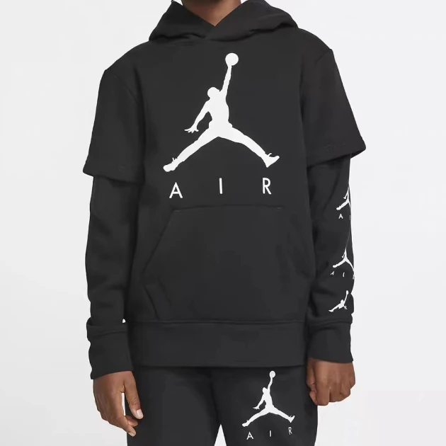 【ROOKIE旗舰】现货AIR JORDAN 童装男童连帽加绒卫衣JDB-PO-6784F