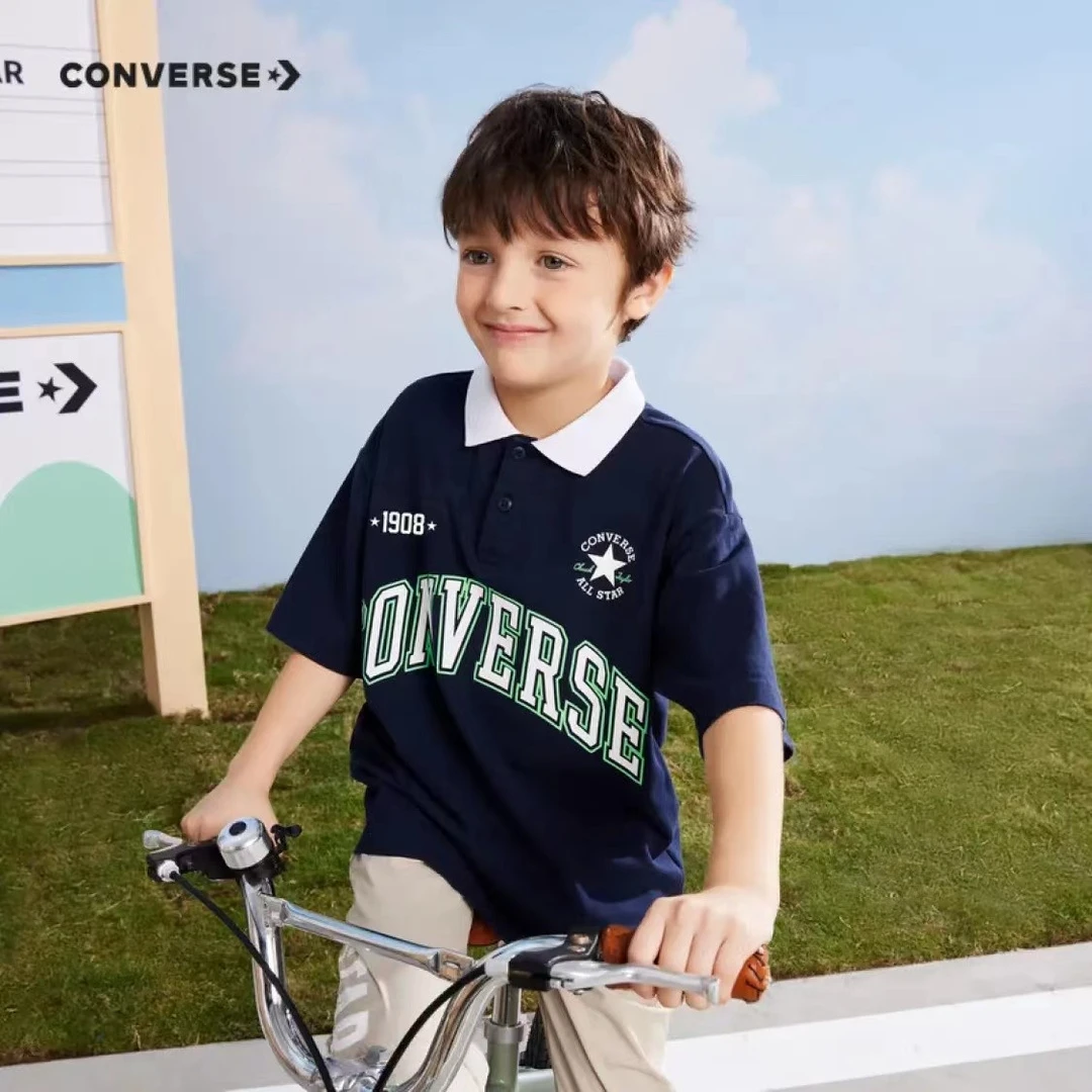 【ROOKIE旗舰】现货Converse匡威童装夏季短袖POLO衫CNVN-PL-D826