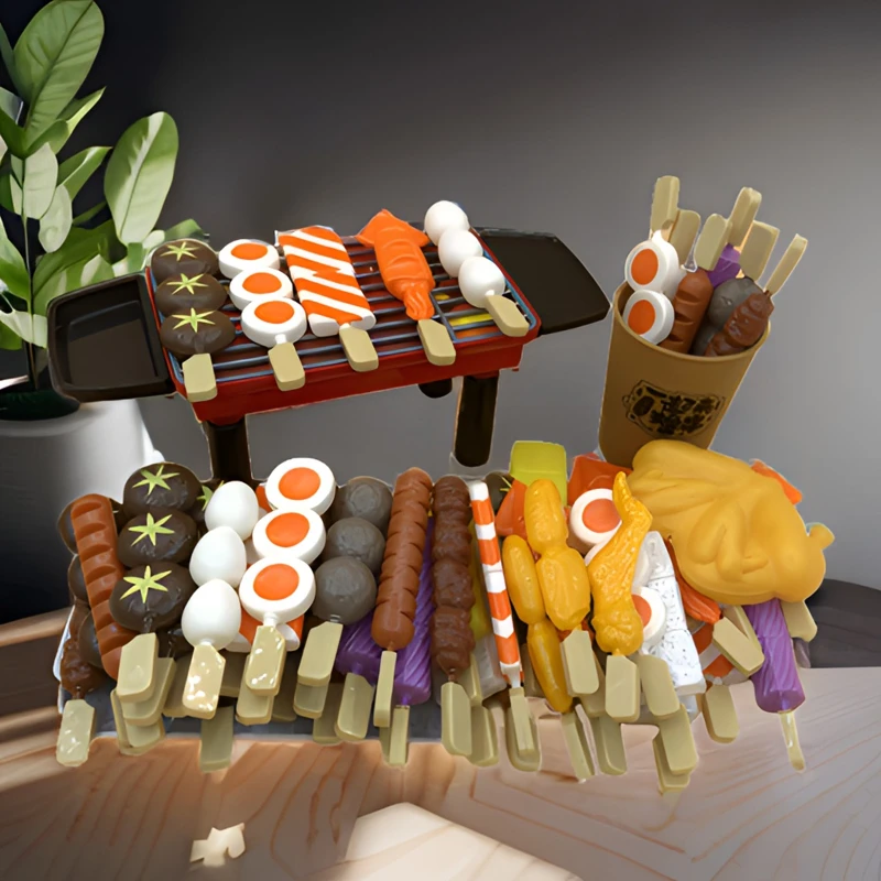 益智过家家仿真玩具食物烧烤蒸笼早点厨房女做饭幼儿园生日礼物17
