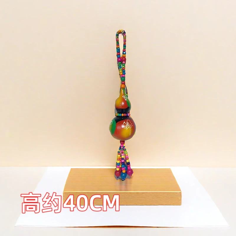 云南天然手绘东巴小号葫芦挂件手工彩绘饰品多子多福挂饰