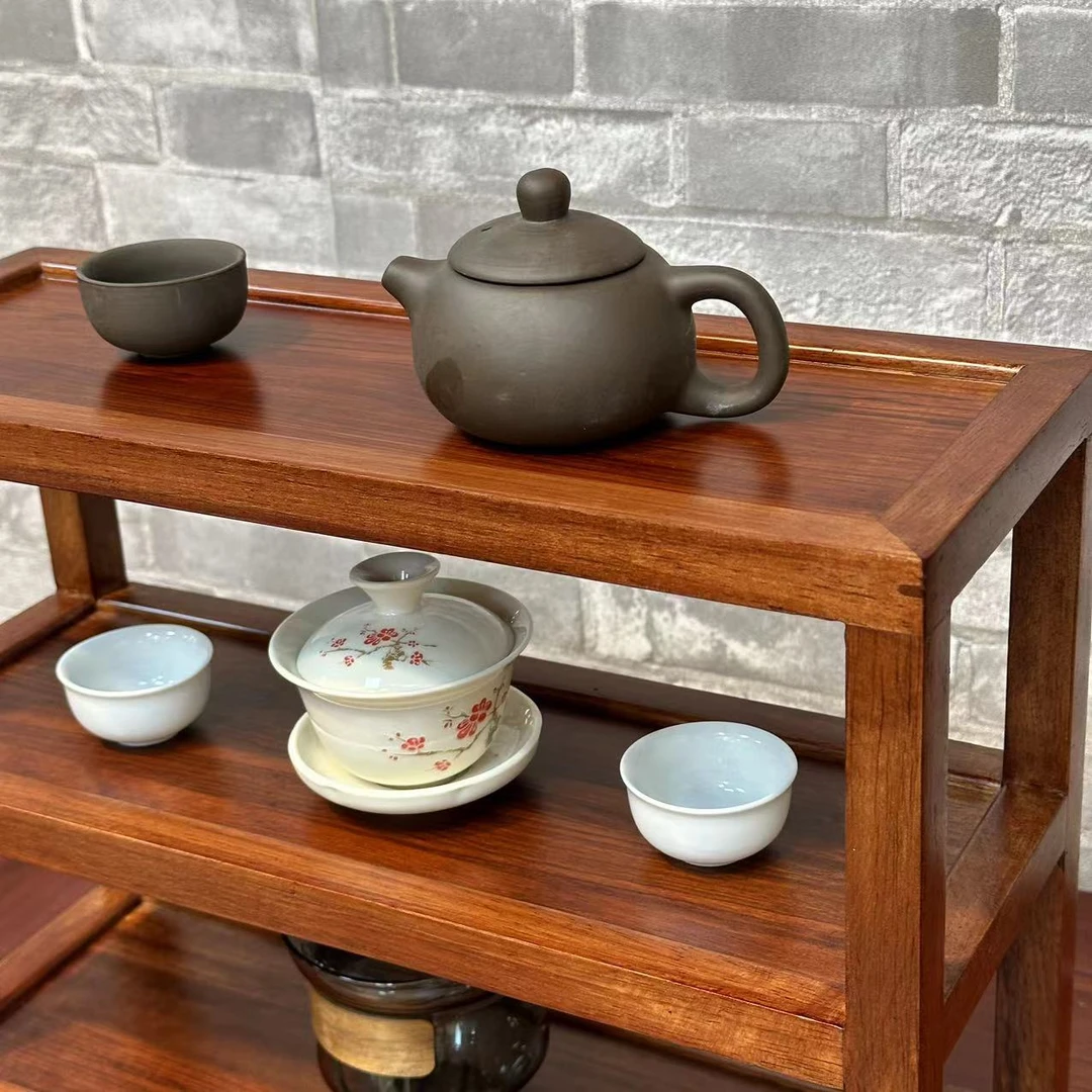 茶壶架茶杯架子置物架紫砂壶收纳架多宝阁收纳架中式展示架