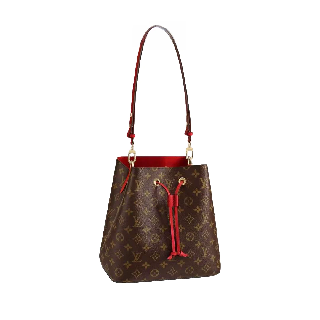 99新 LouisVuitton/路易威登 红桶/抽绳红水桶斜挎包/（D店）