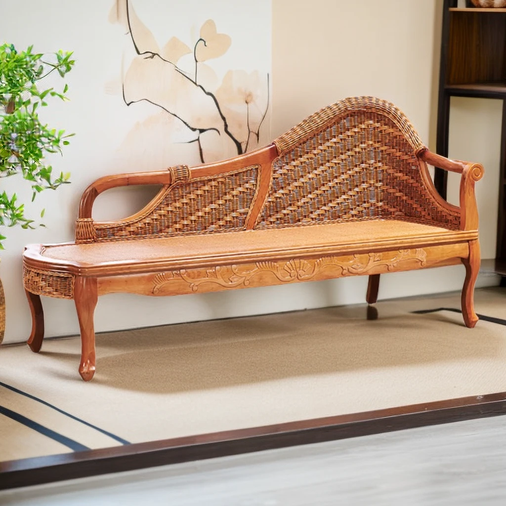 贵妃真藤沙发藤编沙发藤艺椅子客厅大组合藤家具五件套沙发凳子