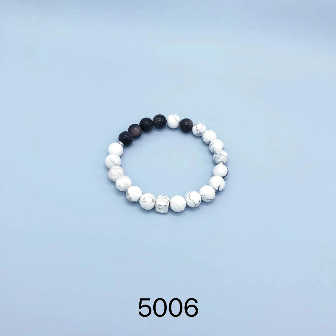 铜合金莫桑石手链 5006#气质时尚百搭小众简约设计感优雅精致手链