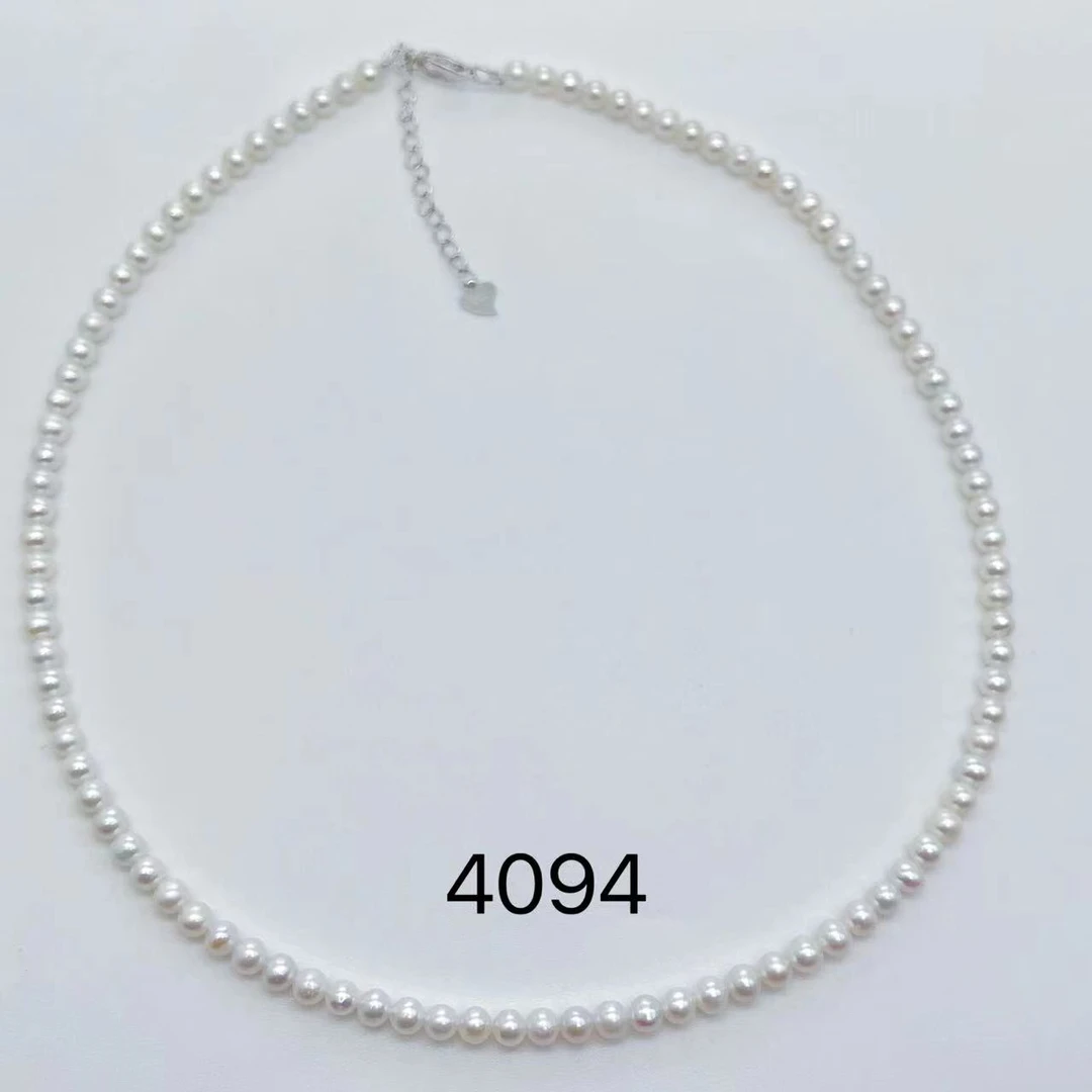 铜合金仿珍珠项链    4094#经典手工气质百搭时尚精致项链