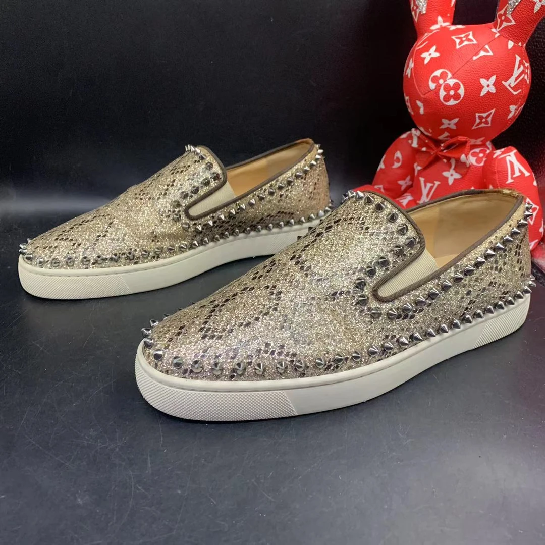 【聚星福利】Christian Louboutin/路铂廷一脚蹬板鞋40.5欧码ddm854