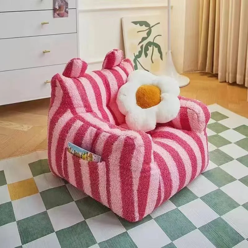 儿童沙发宝宝网红爆款懒人沙发女孩可爱简约公主单人阅读沙发椅