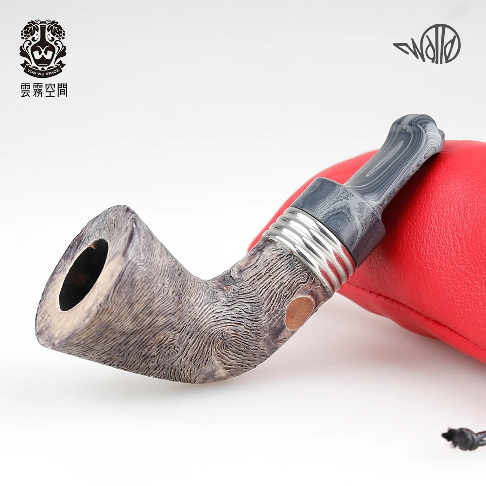 德国罗杰手工石楠木烟斗大师自由式进口石楠木烟具摆件腐蚀工艺