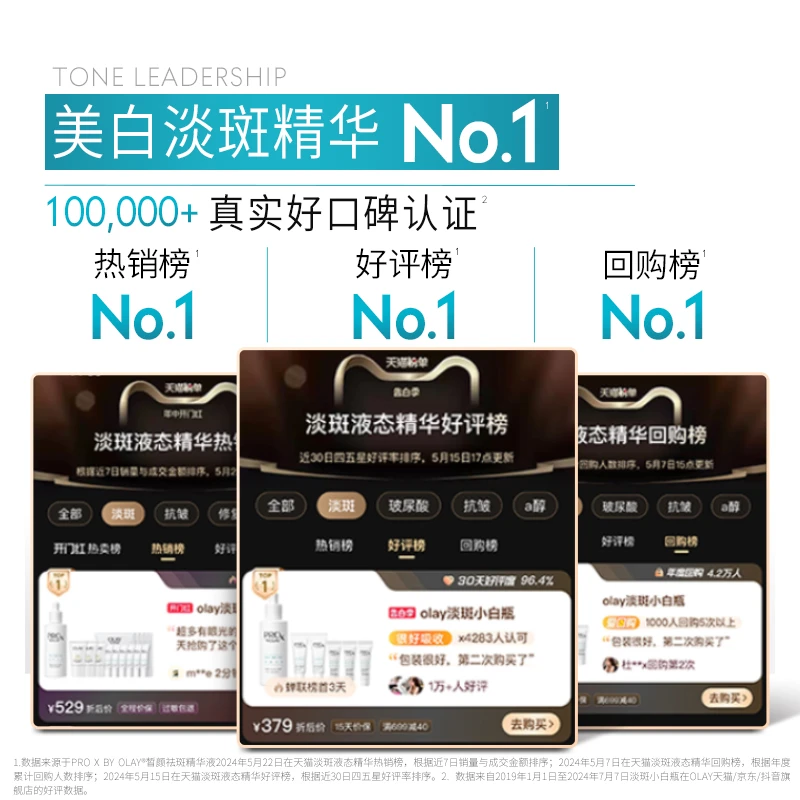 【张想想专属】OLAY新升级淡斑小白瓶40ml淡斑美白烟酰胺传明酸