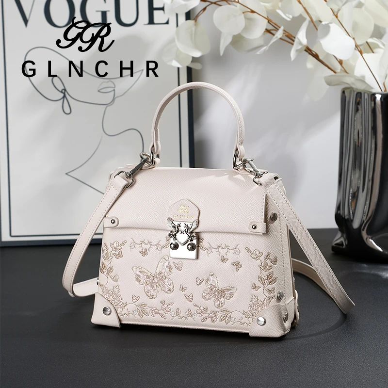 A时尚百搭女士夏季真皮单肩肩包斜跨H071