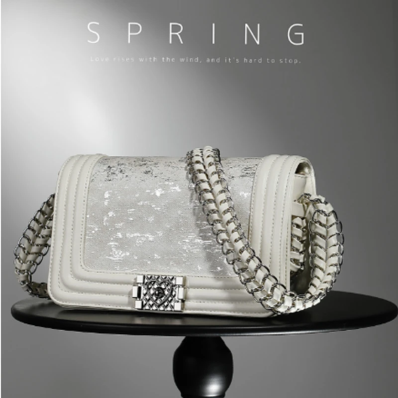 【纪翡西】璀璨星空包香香辣妈包 Lboy经典包单肩包H117