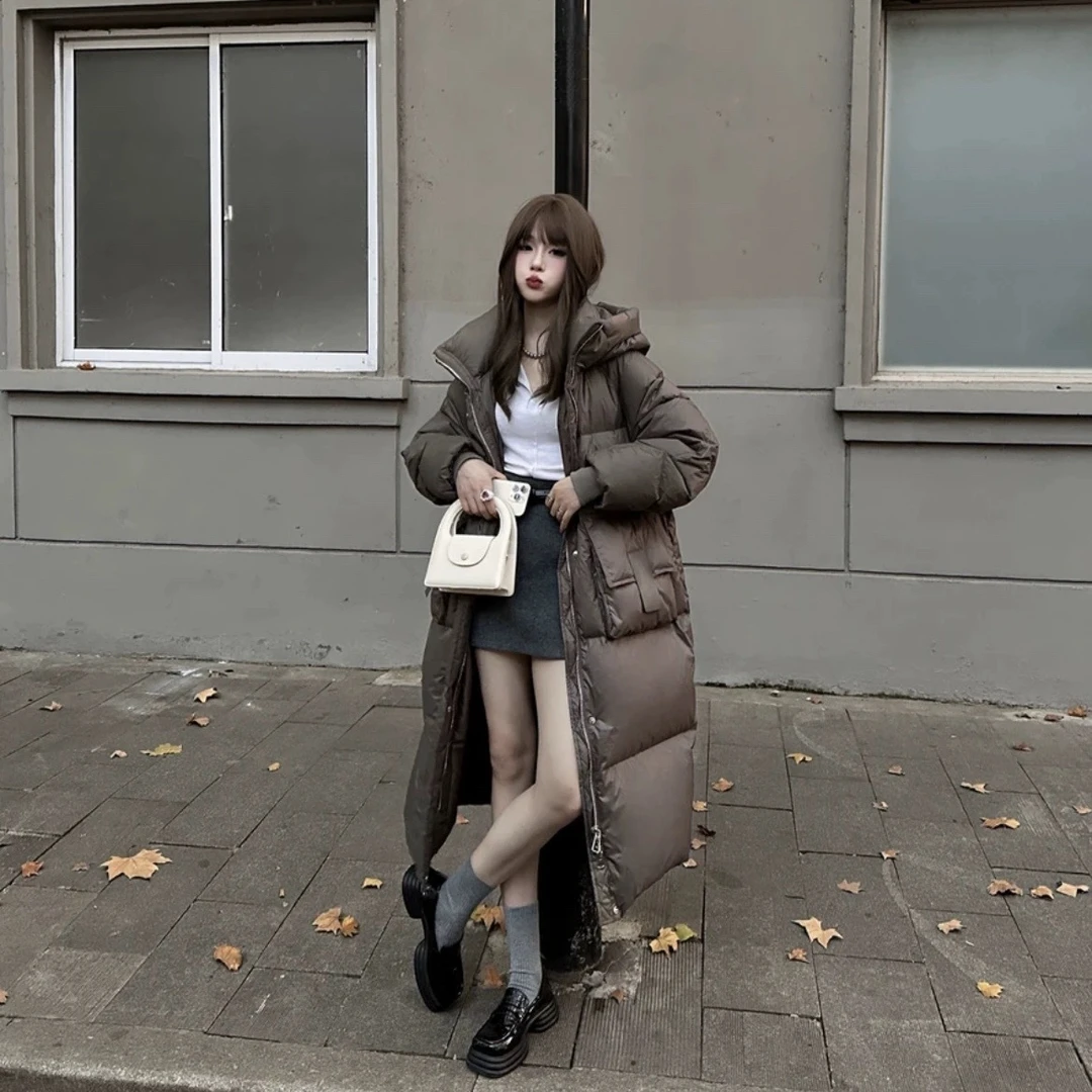 大被子韩版羽绒服轻奢松弛感保暖抗寒冬季时尚羽绒服