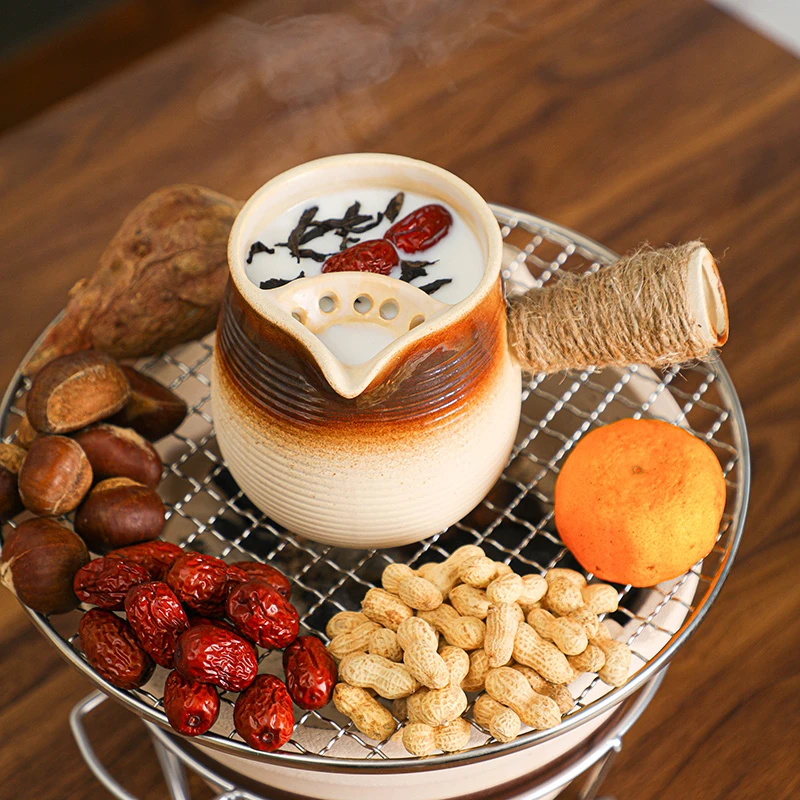 【董哥专属】围炉煮茶烤火炉户外新款冬天家用罐罐烤奶果盘茶罐罐罐