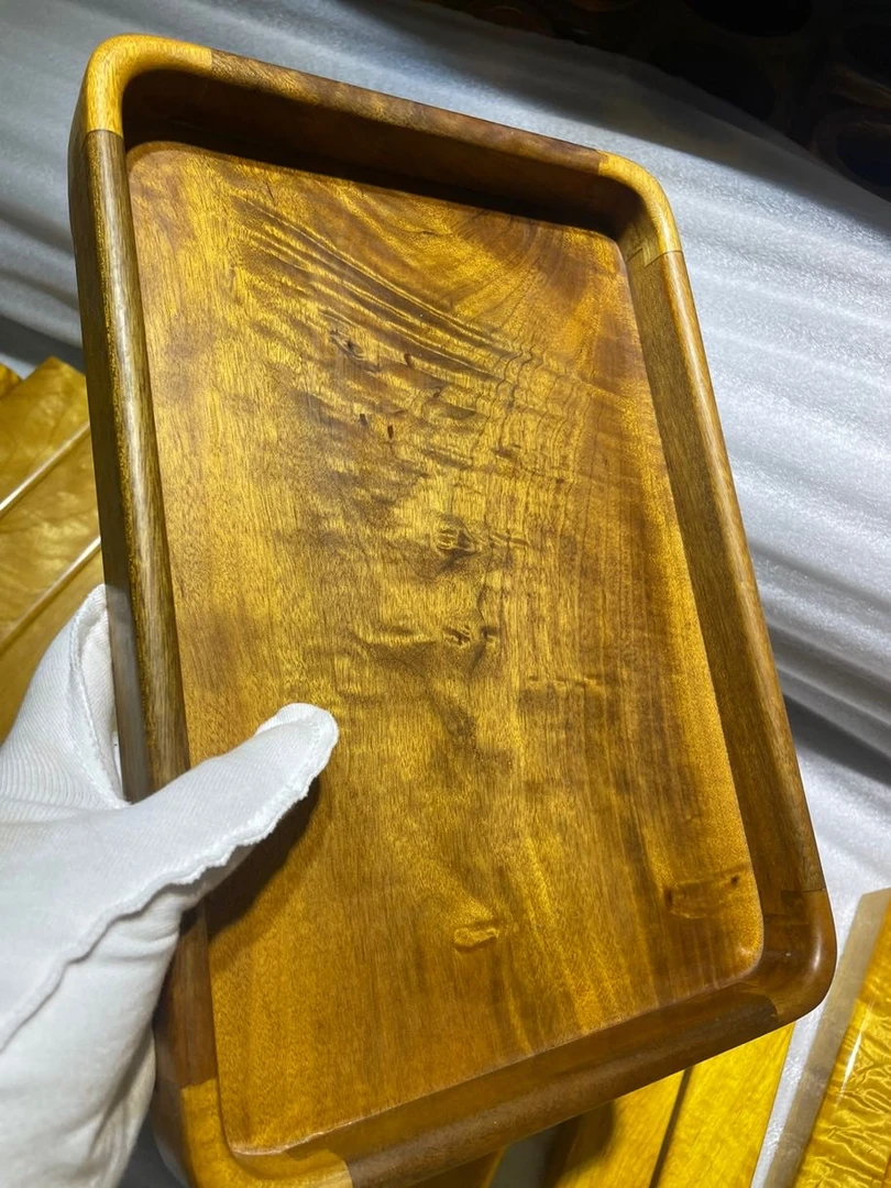 金丝小叶楠托盘工艺品