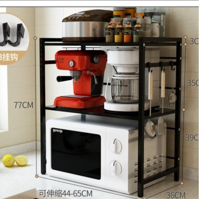 厨房置物架微波炉架子多层落地式家用省空间储物放锅烤箱收纳架子