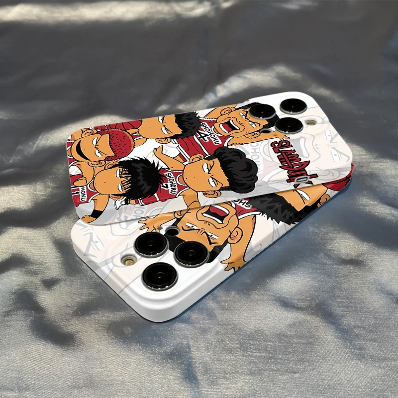 菲林灌篮高手卡通适用苹果15/14promax手机壳iPhone13/12新11硬8p