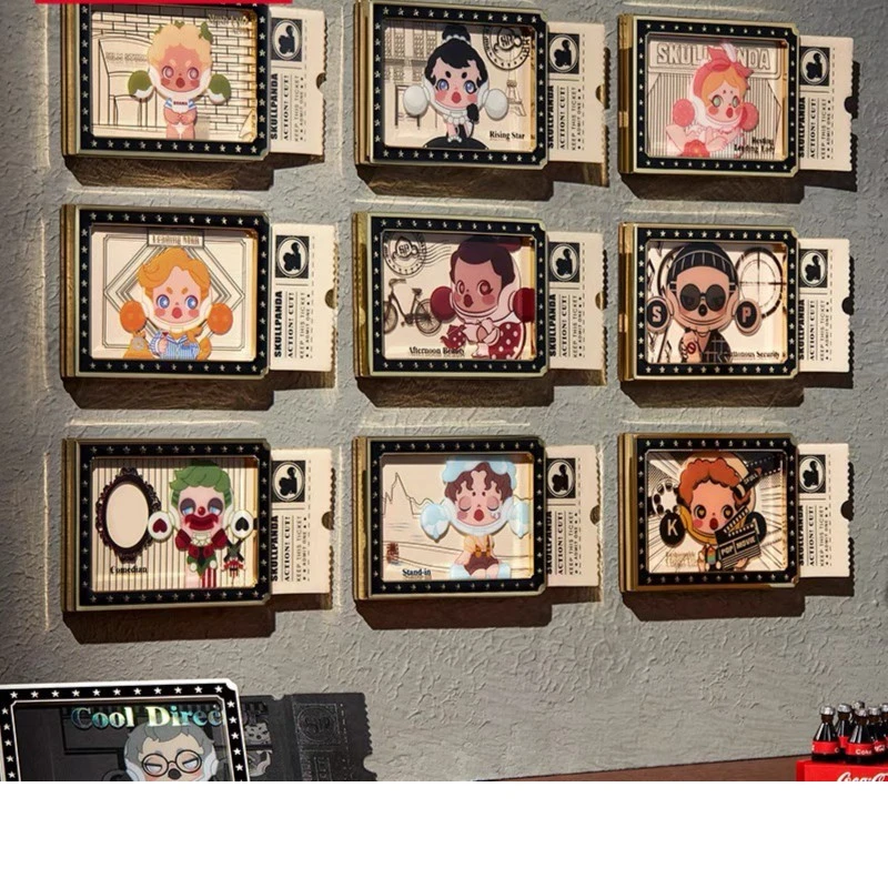 阳阳家 拆盒 SkullPanda人生如戏系列冰箱贴周边可爱