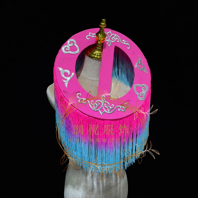 响环舞蹈表演道具手拿流苏响环演出道具运动会开幕式展示圆形道具