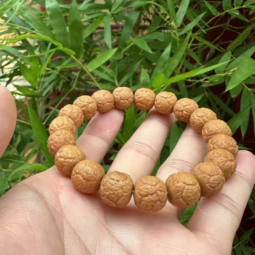 【曹国舅】V918-猴头核桃荔枝纹单圈-尺寸13-14左右