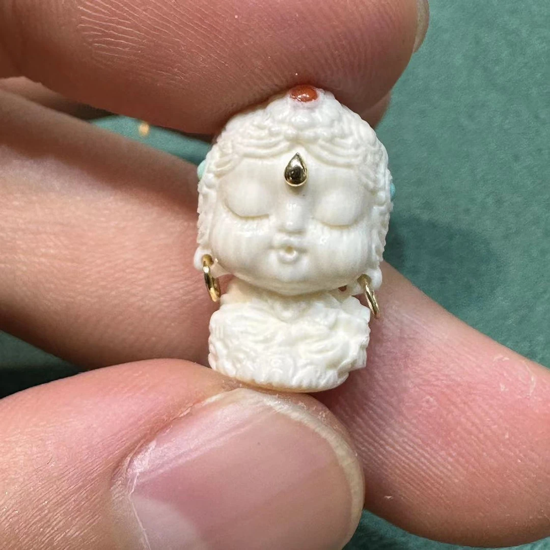 【曹国舅】M76-猛犸雕刻度母配饰-尺寸16+