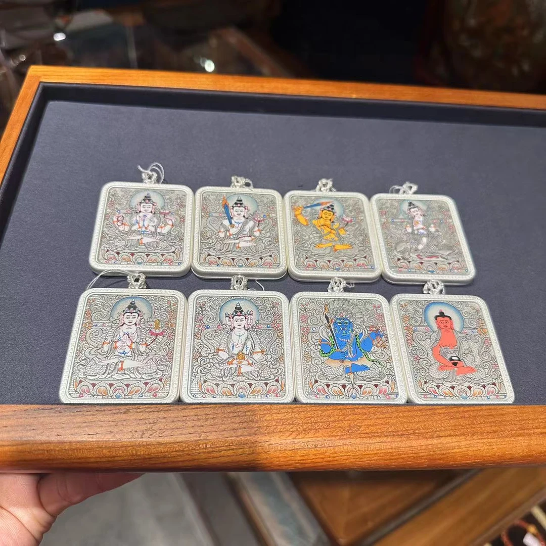 【曹国舅】L304-唐卡十二生肖守护-尺寸40*50左右-多样性发其一