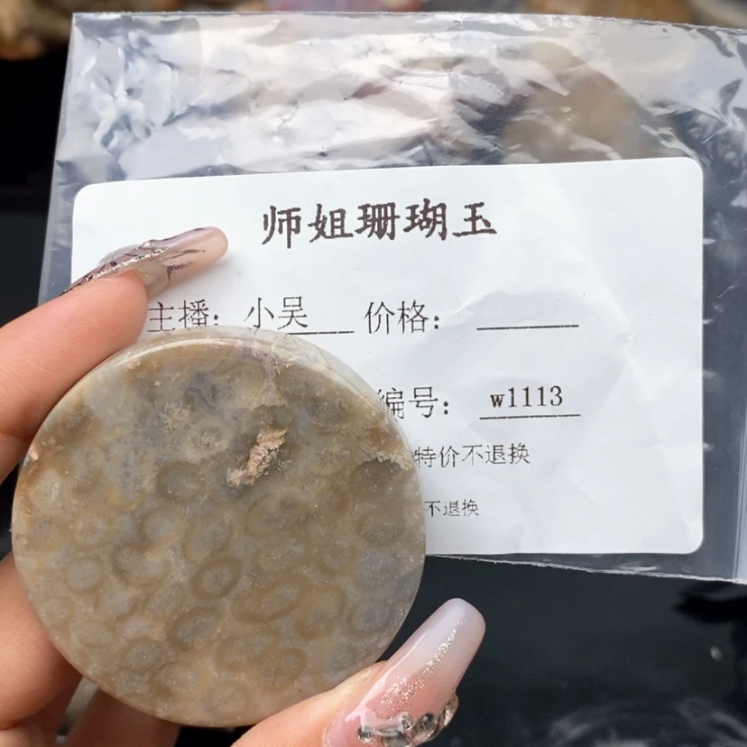 【闪购商品】硅化珊瑚（珊瑚玉）颈饰未镶嵌好***馆