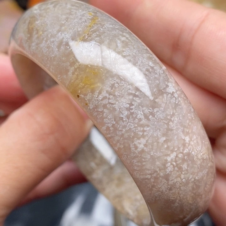 硅化珊瑚（珊瑚玉）手镯未镶嵌54.5