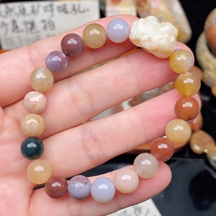 硅化珊瑚（珊瑚玉）手镯未镶嵌
