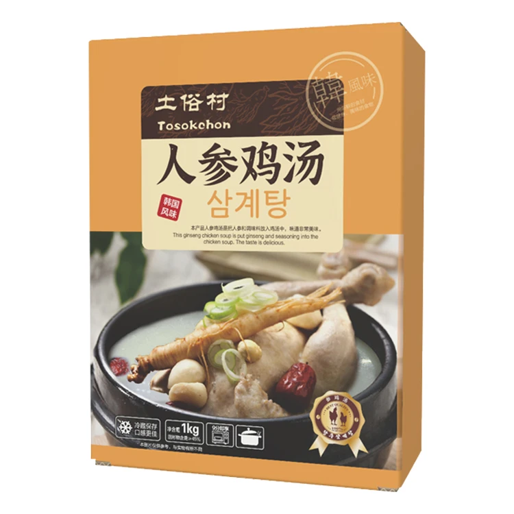 Tosokchon/土俗村韩式风味参鸡汤滋补佳品营养加热即食1000g